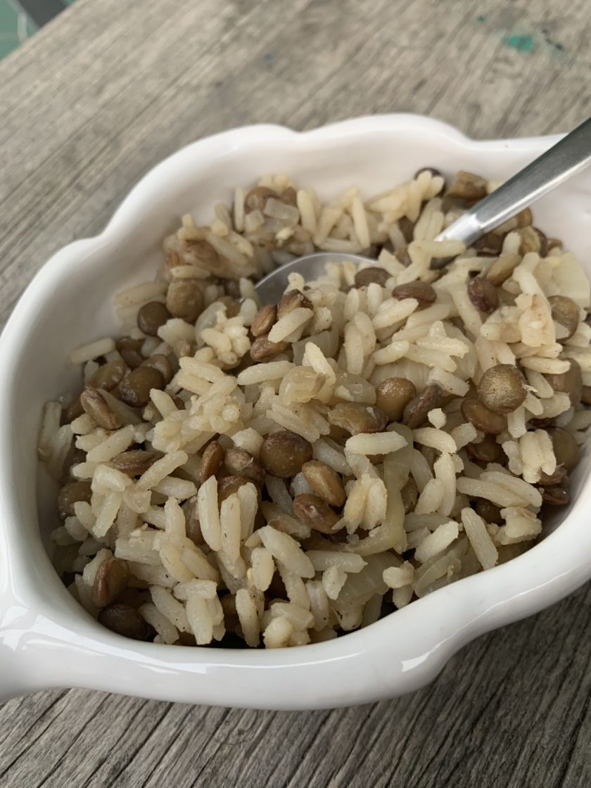 Arroz Lentilhas Carol Avesani